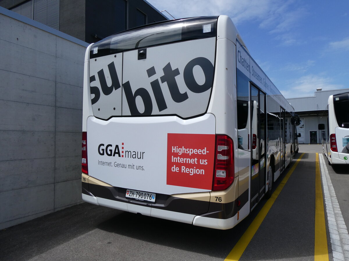(276'117) - AZZK Zollikon - Nr. 76/ZH 790'076 - Mercedes am 31. Mai 2025 in Winterthur, Daimler Buses