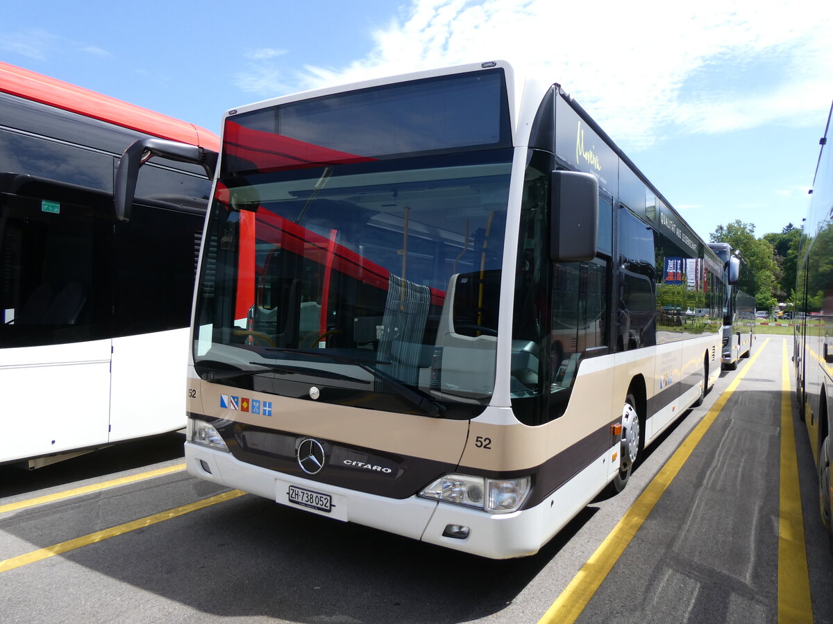 (276'132) - AZZK Zollikon - Nr. 52/ZH 738'052 - Mercedes am 31. Mai 2025 in Winterthur, Daimler Buses