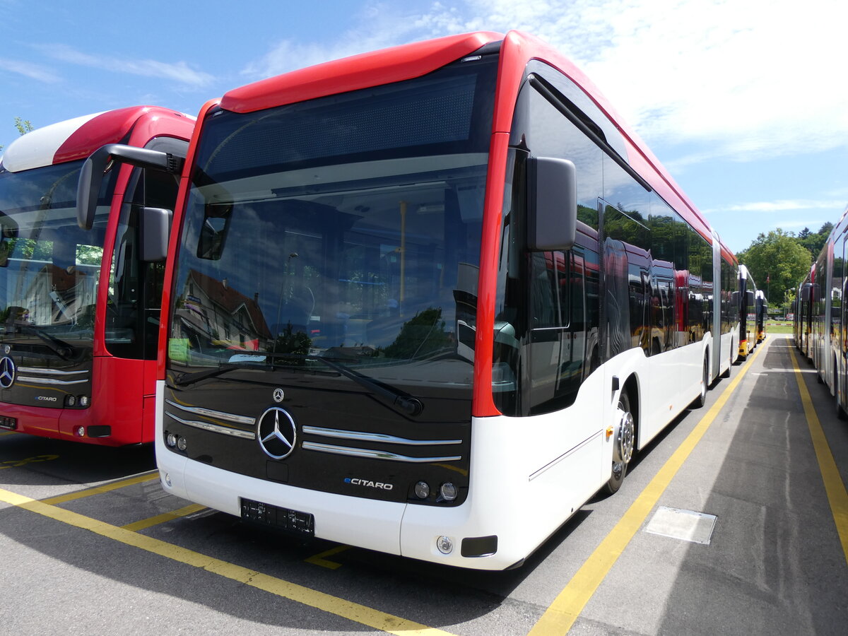 (276'145) - PostAuto Wallis - PID 12'136 - eMercedes am 31. Mai 2025 in Winterthur, Daimler Buses
