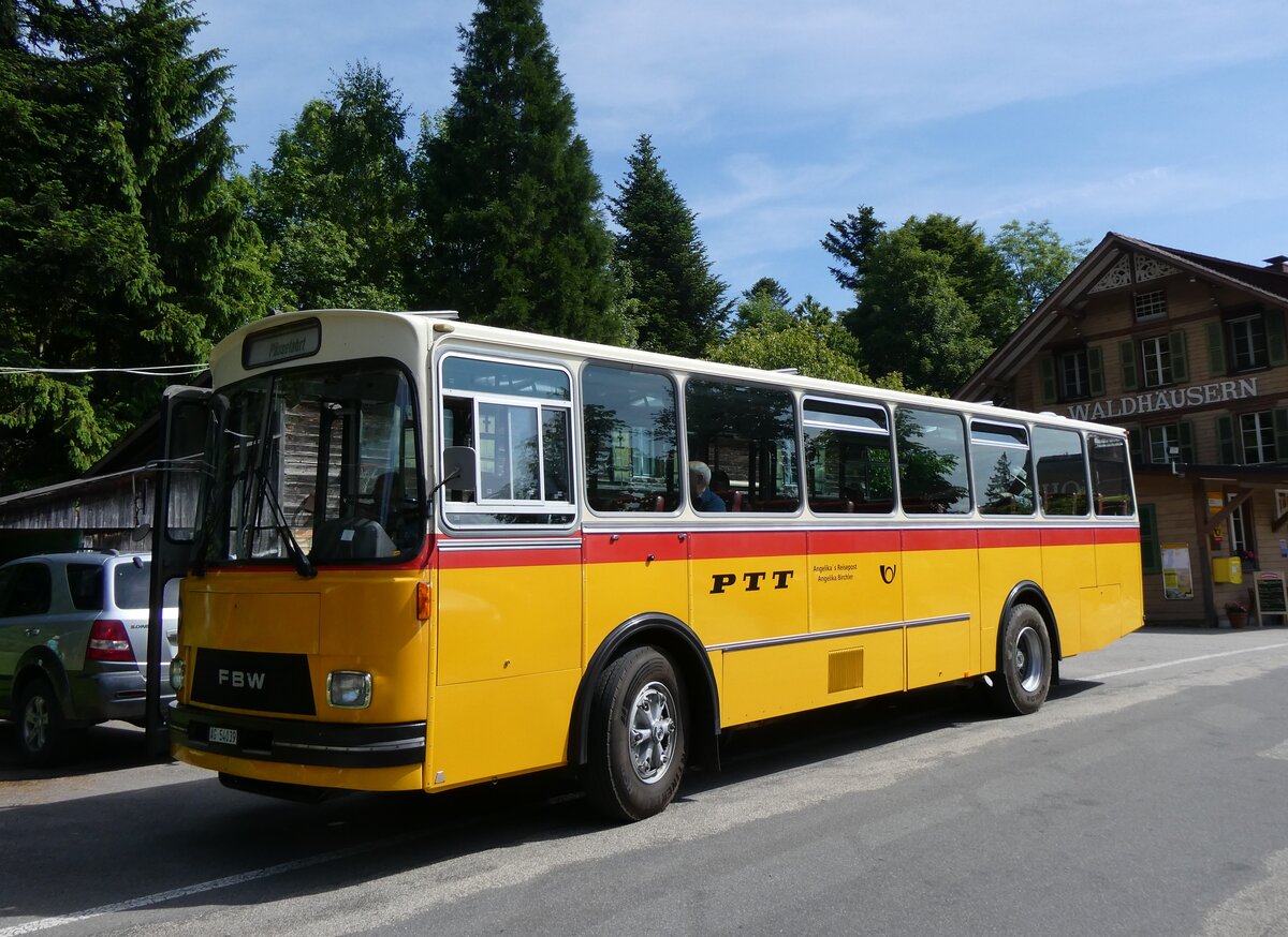(276'179) - Birchler, Remetschwil - AG 54'039 - FBW/T�scher (ex Gerber, Winkel; ex Eggenberger, M�riken; ex Tanner, Bubendorf; ex P 24'803) am 1. Juni 2025 in Waldh�usern, Kurhaus