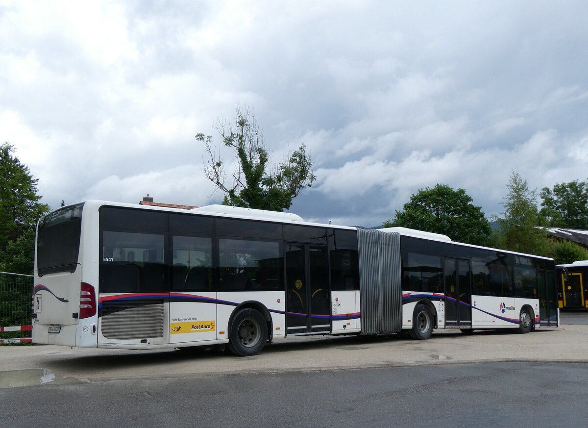 (276'246) - PostAuto Nordschweiz - Nr. 23/AG 419'620/PID 5541 - Mercedes (ex Inderm�hle, Rekingen Nr. 151; ex Twerenbold, Baden Nr. 23) am 3. Juni 2025 in Laufen, Garage