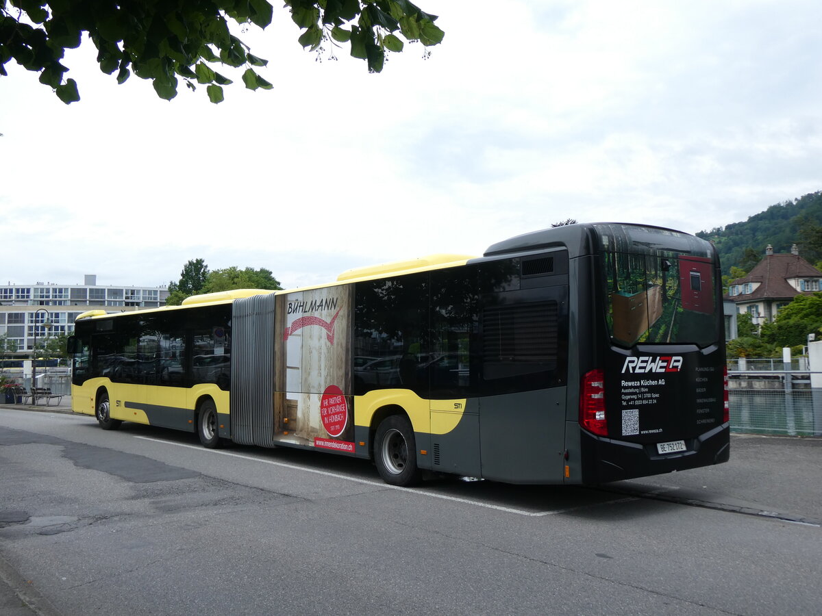 (276'264) - STI Thun - Nr. 172/BE 752'172 - Mercedes am 4. Juni 2025 bei der Schiffl�ndte Thun