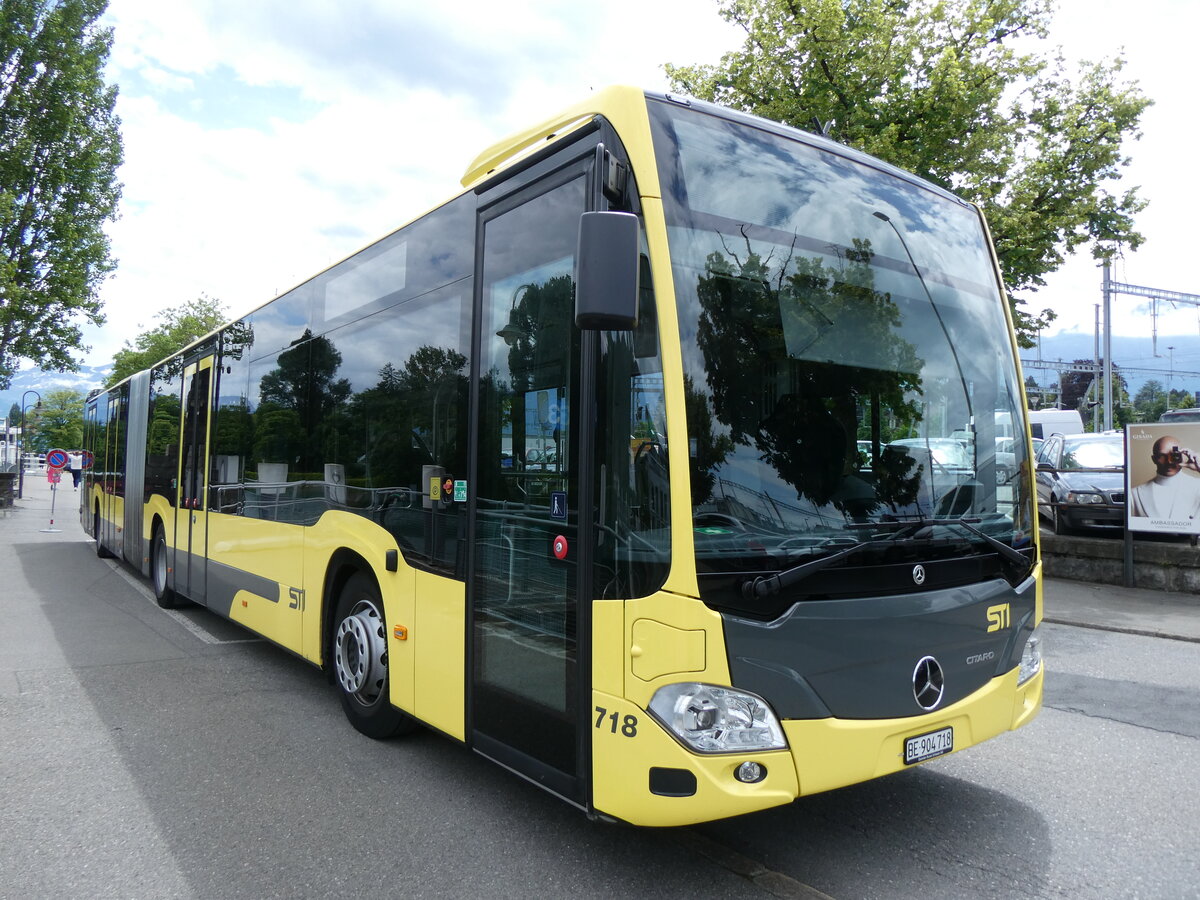 (276'330) - STI Thun - Nr. 718/BE 904'718 - Mercedes am 6. Juni 2025 bei der Schiffl�ndte Thun