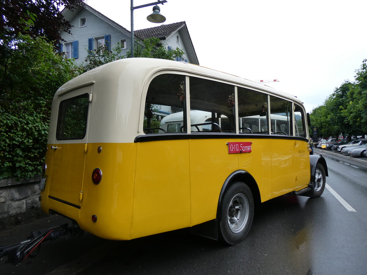 (276'373) - Moser, Sch�nenberg - ZH 216'722 - Berna/Hess (ex Barenco, Faido) am 7. Juni 2025 in Sarnen, OiO