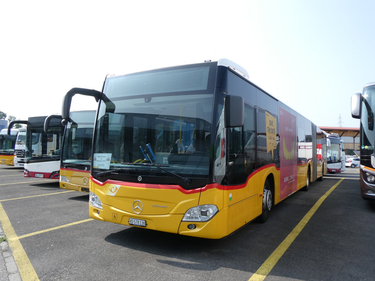 (276'513) - CarPostal Ouest - VD 578'138/PID 11'775 - Mercedes am 9. Juni 2025 in Kerzers, Interbus