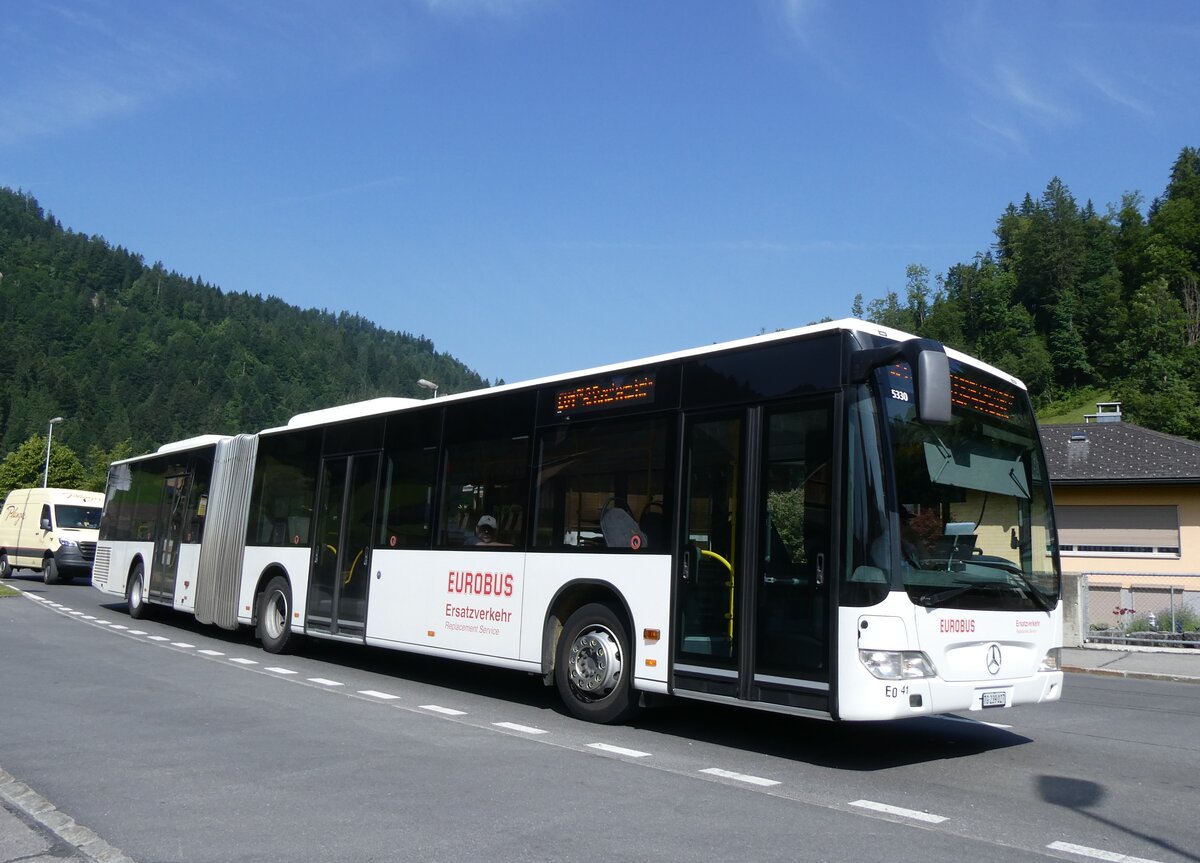 (276'563) - Eurobus, Arbon - Nr. 41/TG 239'027/PID 5330 - Mercedes (ex Nr. 14) am 13. Juni 2025 in Wiggen, Egghus