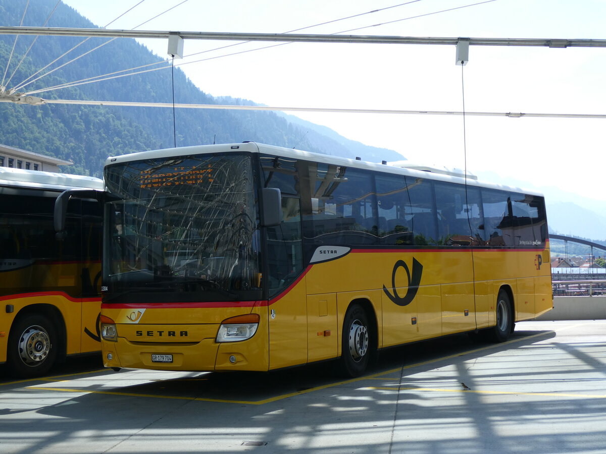 (276'925) - PostAuto Graub�nden - GR 179'704/PID 11'304 - Setra am 18. Juni 2025 in Chur, Postautostation