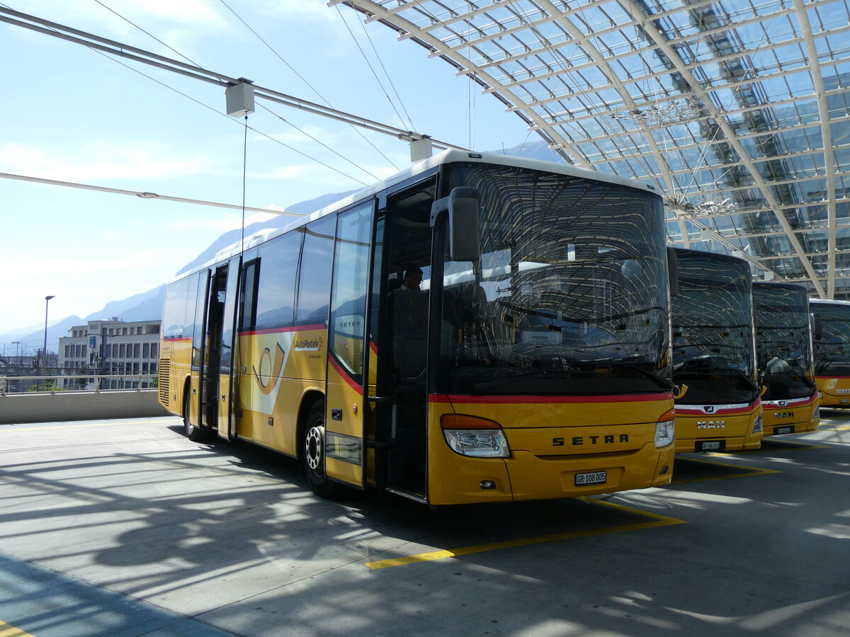 (276'927) - TpM, Mesocco - Nr. 5/GR 108'005/PID 10'181 - Setra am 18. Juni 2025 in Chur, Postautostation