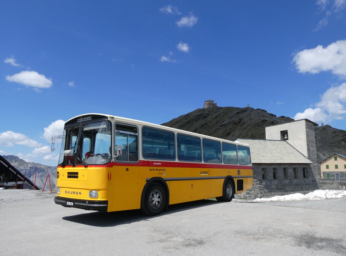 (277'043) - Aus der Schweiz: Gaudenz, Andeer - GR 1866 - Saurer/R&J (ex Mark, Andeer PID 2824; ex PostAuto Graub�nden; ex P 24'350) am 19. Juni 2025 auf dem Stilfserjoch