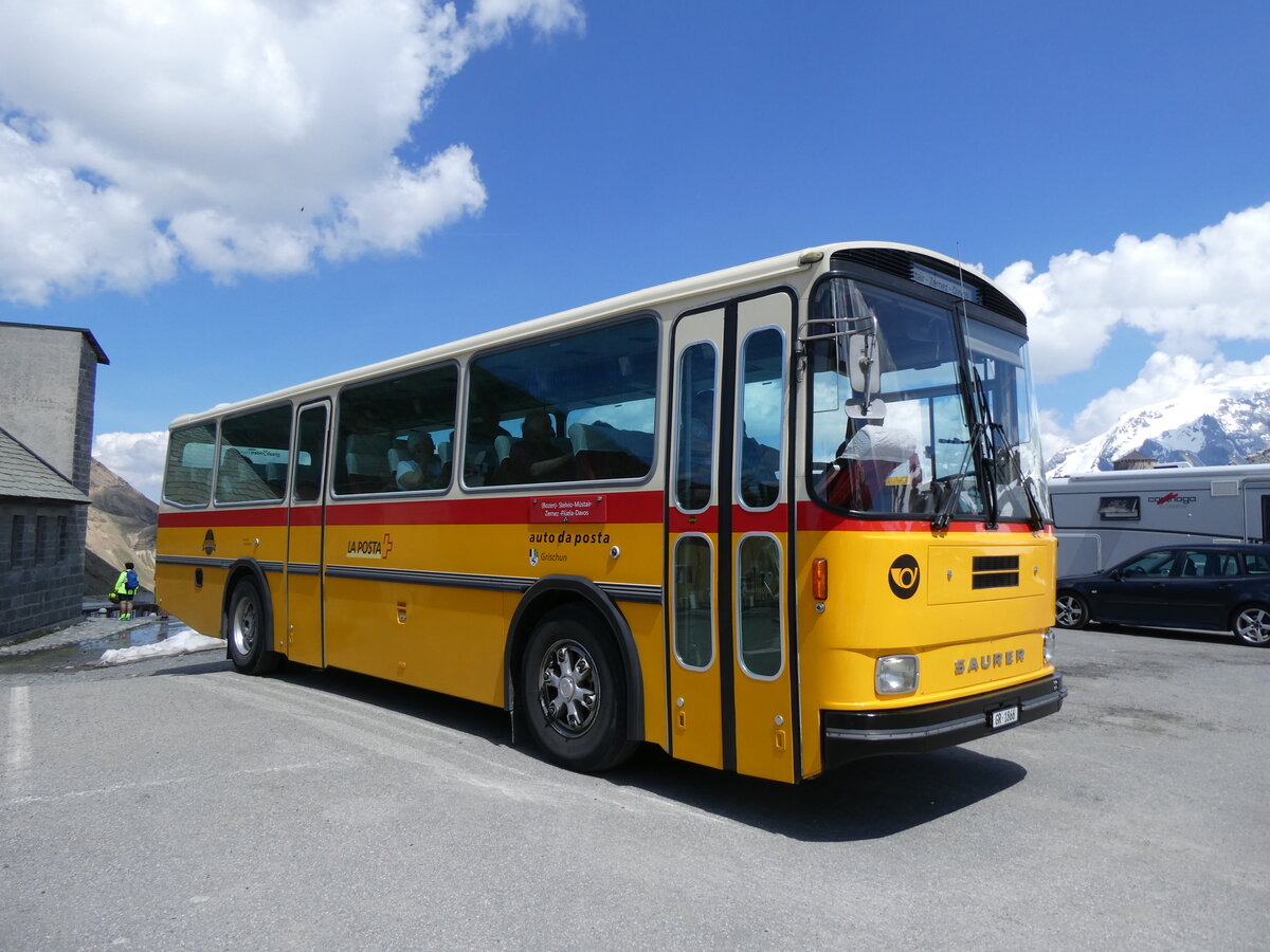 (277'049) - Aus der Schweiz: Gaudenz, Andeer - GR 1866 - Saurer/R&J (ex Mark, Andeer PID 2824; ex PostAuto Graub�nden; ex P 24'350) am 19. Juni 2025 auf dem Stilfserjoch