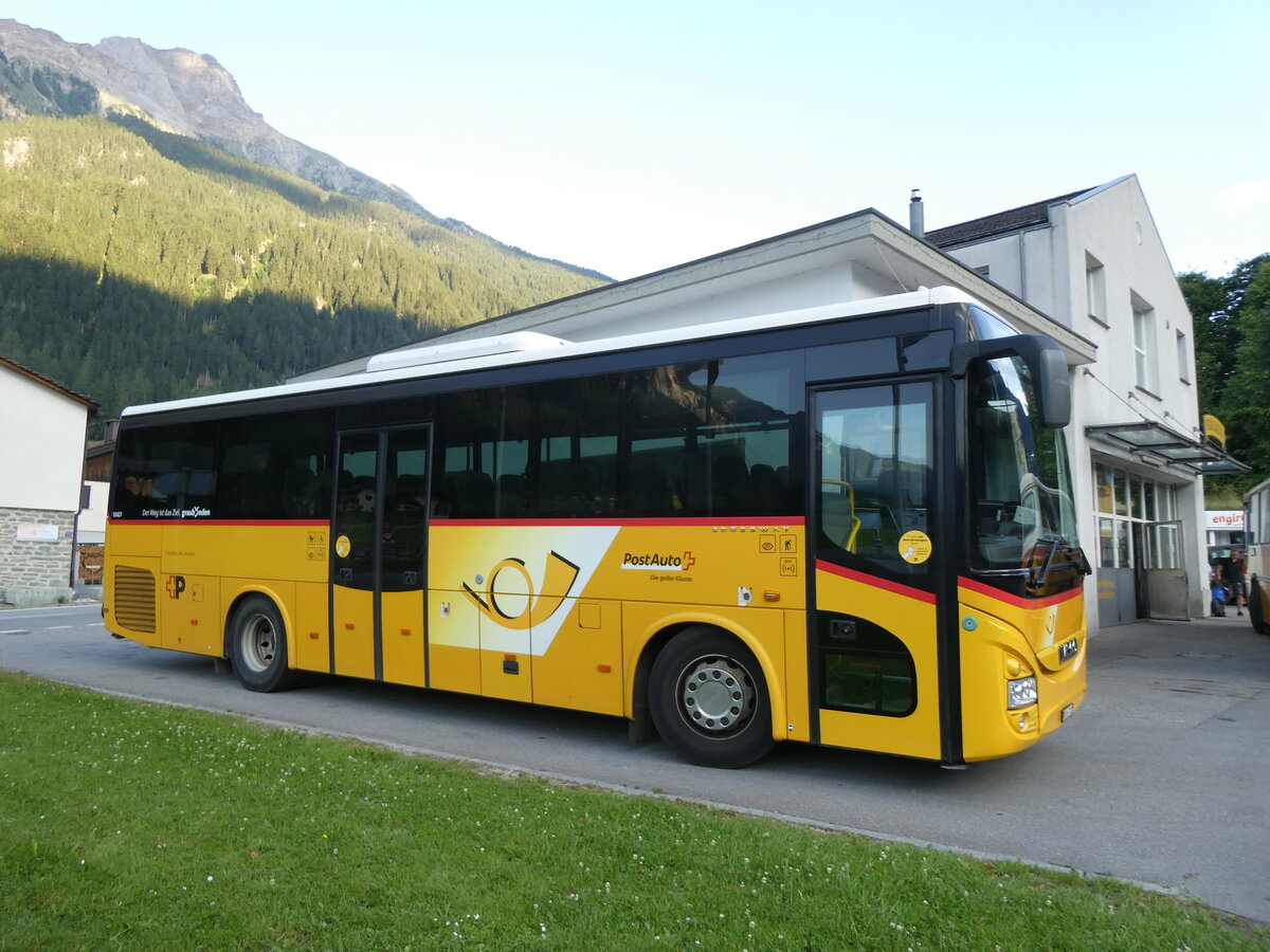 (277'074) - Gaudenz, Andeer - GR 163'712/PID 10'427 - Iveco (ex Mark, Andeer) am 19. Juni 2025 in Andeer, Garage