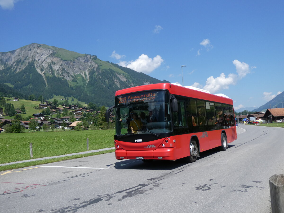 (277'169) - AFA Adelboden - Nr. 59/BE 645'415 - Scania/Hess am 21. Juni 2025 in Lenk, Bern.Kant.Jodlerfest