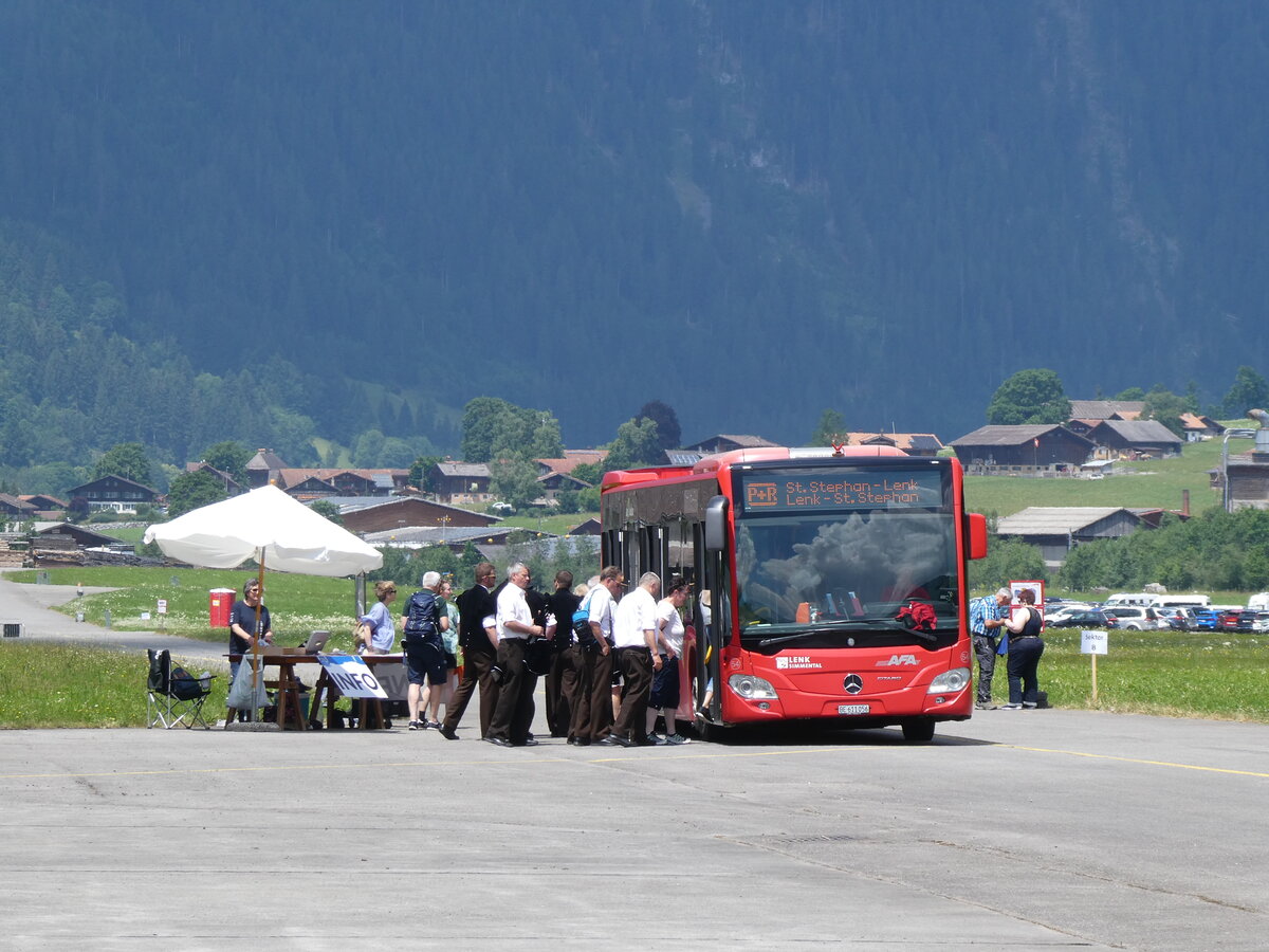 (277'187) - AFA Adelboden - Nr. 54/BE 611'056 - Mercedes am 21. Juni 2025 in St. Stephan, Flugplatz
