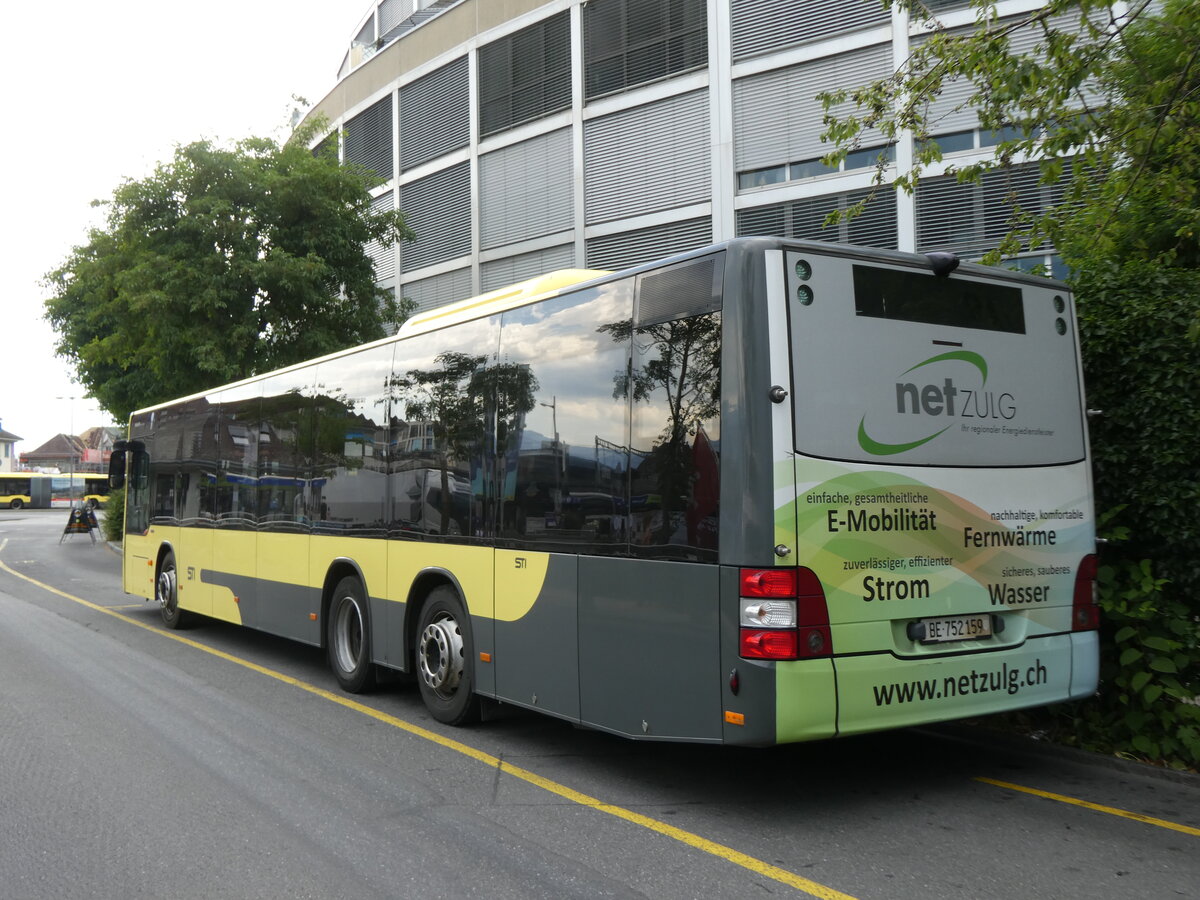 (277'358) - STI Thun - Nr. 159/BE 752'159 - MAN am 30. Juni 2025 bei der Schiffl�ndte Thun