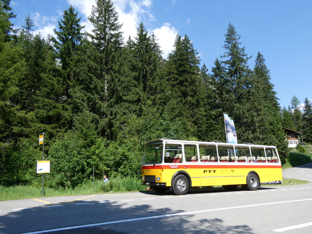 (277'385) - Lambach, Gommiswald - NW 24'301 - FBW/Eggli (ex Tanner+Lambach, Reigoldswil; ex Lambach, Rieden; ex Meier, Gr�t; ex AVG Grindelwald Nr. 13; ex P 24'182) am 1. Juli 2025 in Handegg, Gelmerbahn