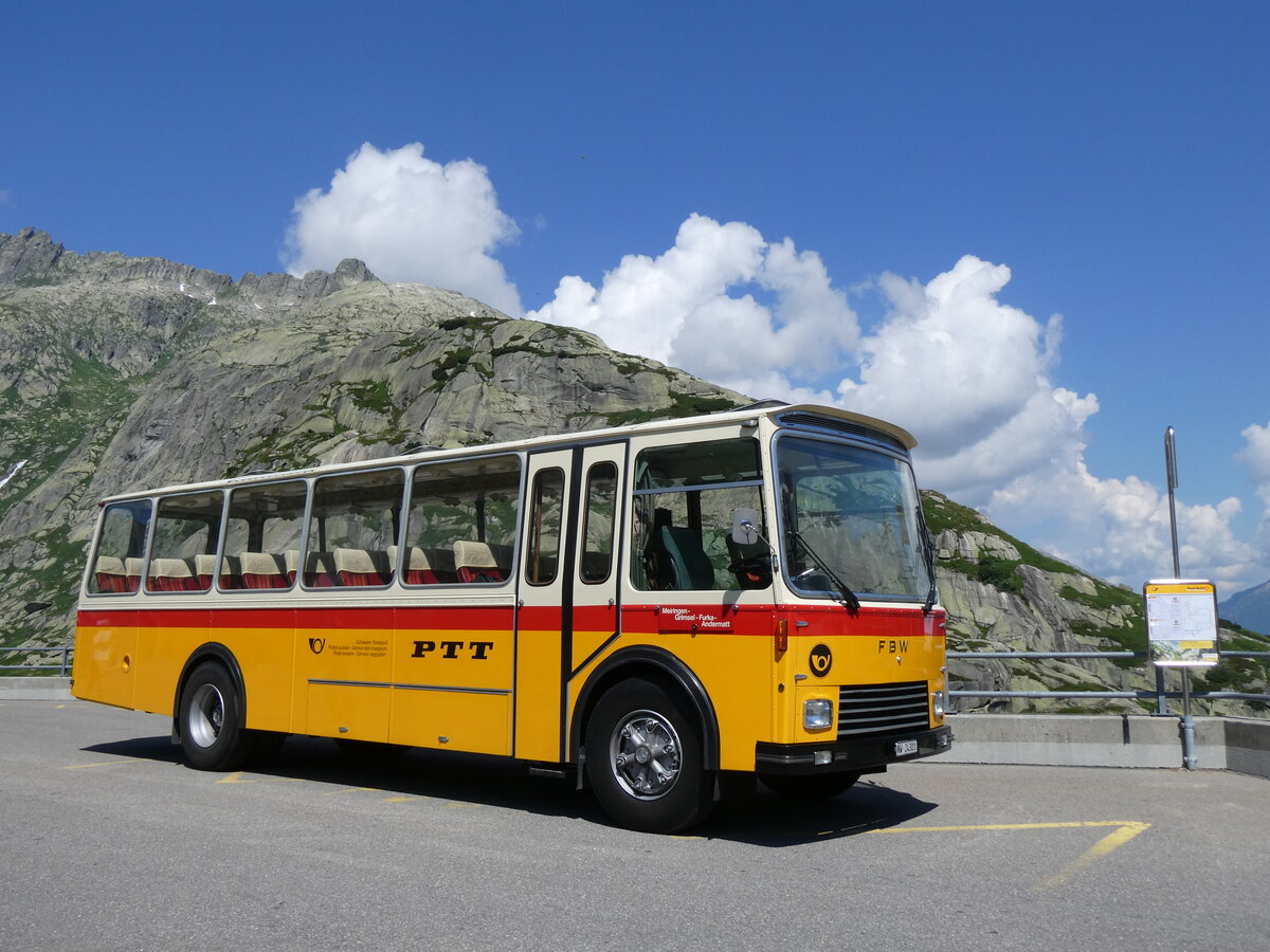 (277'412) - Lambach, Gommiswald - NW 24'301 - FBW/Eggli (ex Tanner+Lambach, Reigoldswil; ex Lambach, Rieden; ex Meier, Gr�t; ex AVG Grindelwald Nr. 13; ex P 24'182) am 1. Juli 2025 in Grimsel, Hospiz