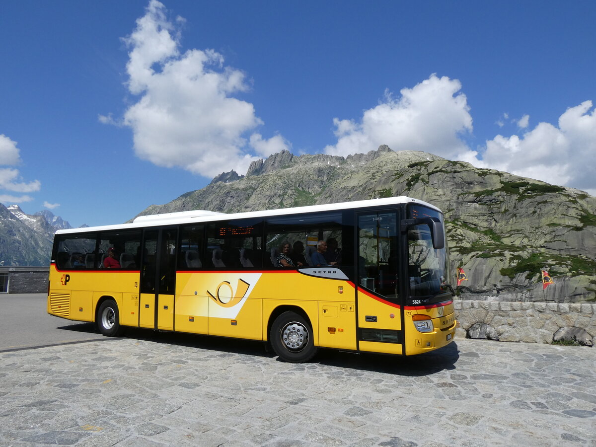 (277'422) - PostAuto Bern - Nr. 73/BE 171'453/PID 5624 - Setra (ex AVG Meiringen Nr. 73) am 1. Juli 2025 in Grimsel, Hospiz