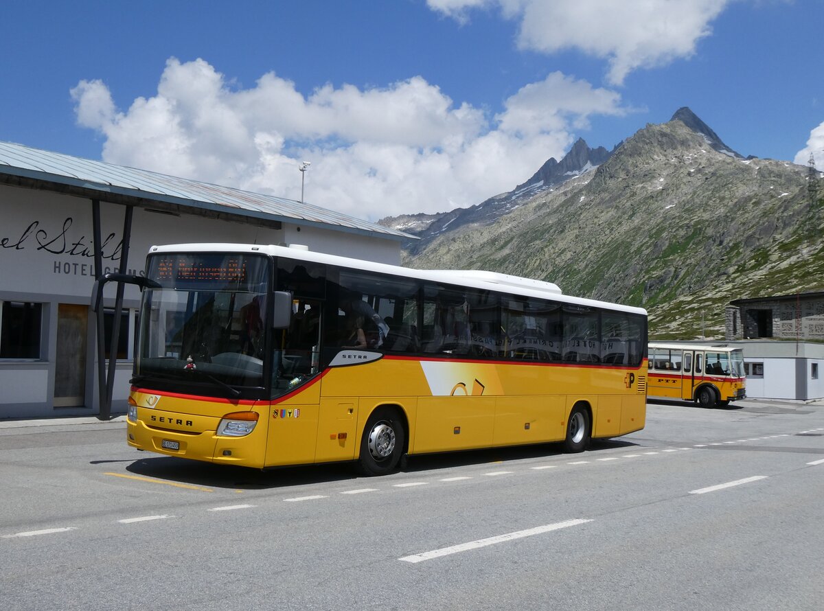 (277'439) - PostAuto Bern - Nr. 73/BE 171'453/PID 5624 - Setra (ex AVG Meiringen Nr. 73) am 1. Juli 2025 in Grimsel, Passh�he