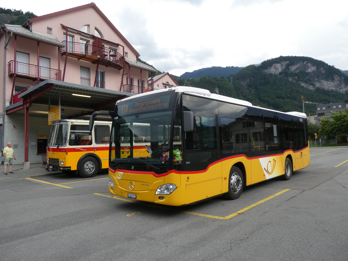 (277'479) - Fl�ck, Brienz - Nr. 23/BE 868'723/PID 11'528 - Mercedes am 1. Juli 2025 in Meiringen, Postautostation