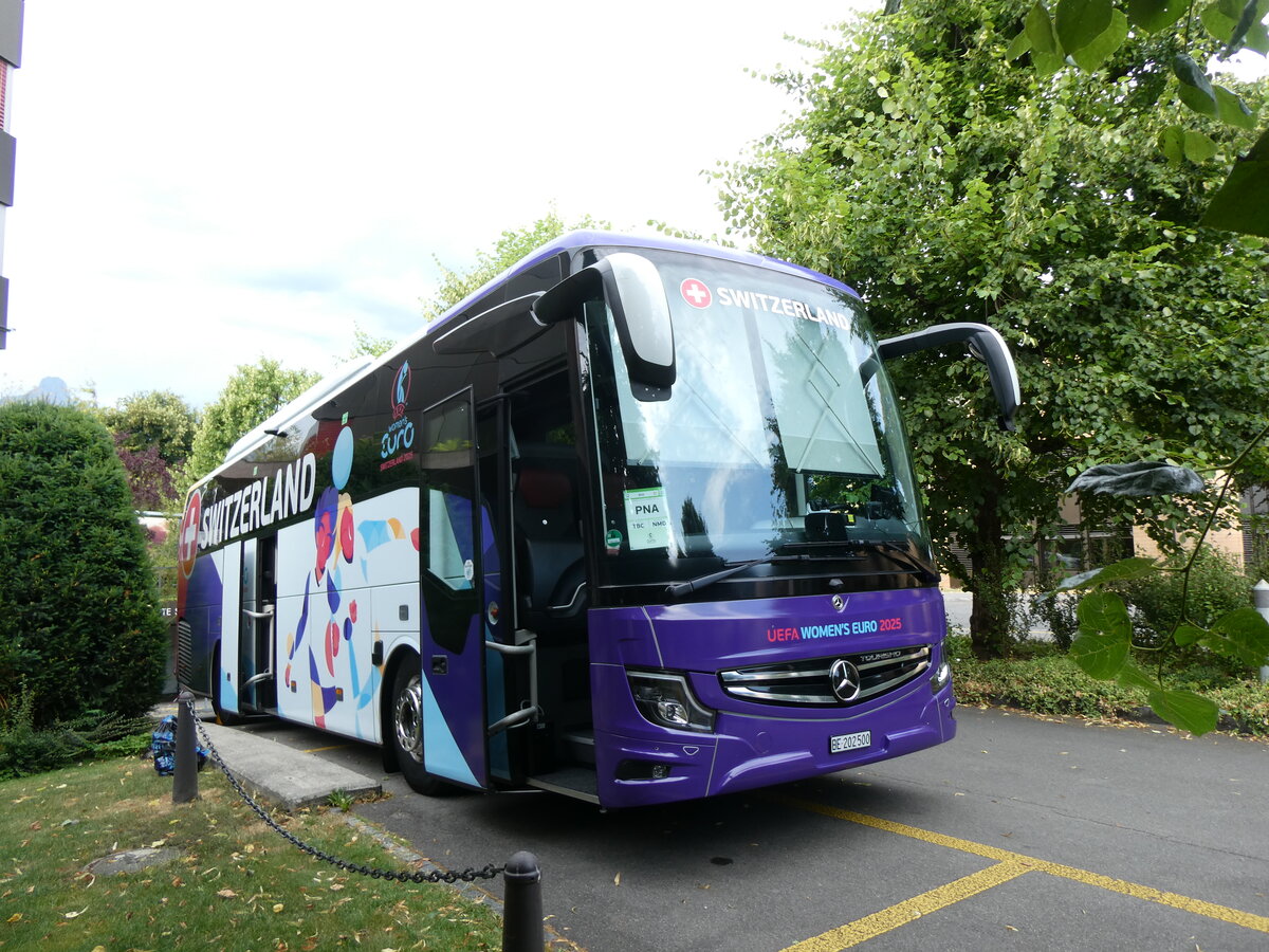 (277'489) - UEFA Women's Euro 2025 - BE 202'500 - Mercedes am 3. Juli 2025 in Thun, Hotel Seepark