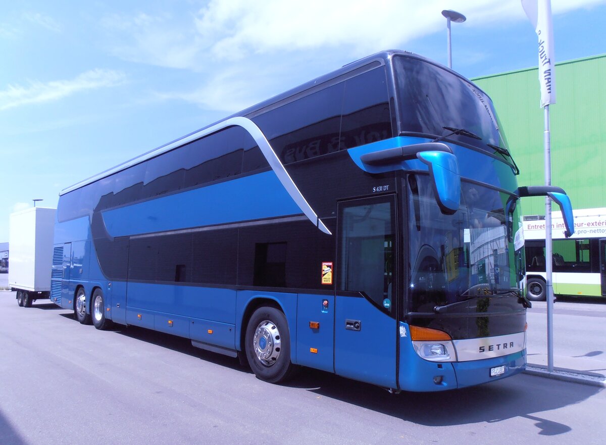 (277'620) - BelZoun Reisen, Corm�rod - FR 414'550 - Setra am 5. Juli 2025 in Kerzers, Interbus 
