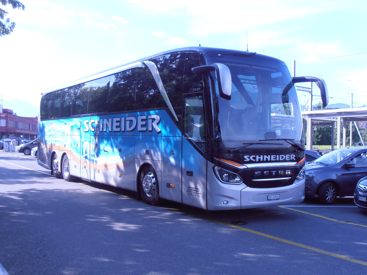 (277'626) - Schneider, Langendorf - SO 21'615 - Setra am 6. Juli 2025 in Thun, Seestrasse