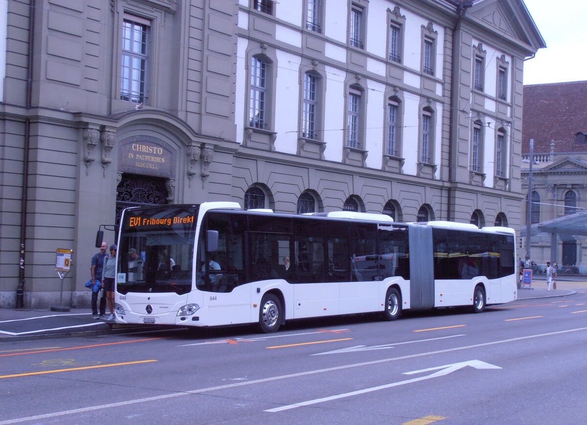 (277'633) - Intertours, Domdidier - Nr. 644/FR 300'644 - Mercedes am 6. Juli 2025 beim Bahnhof Bern