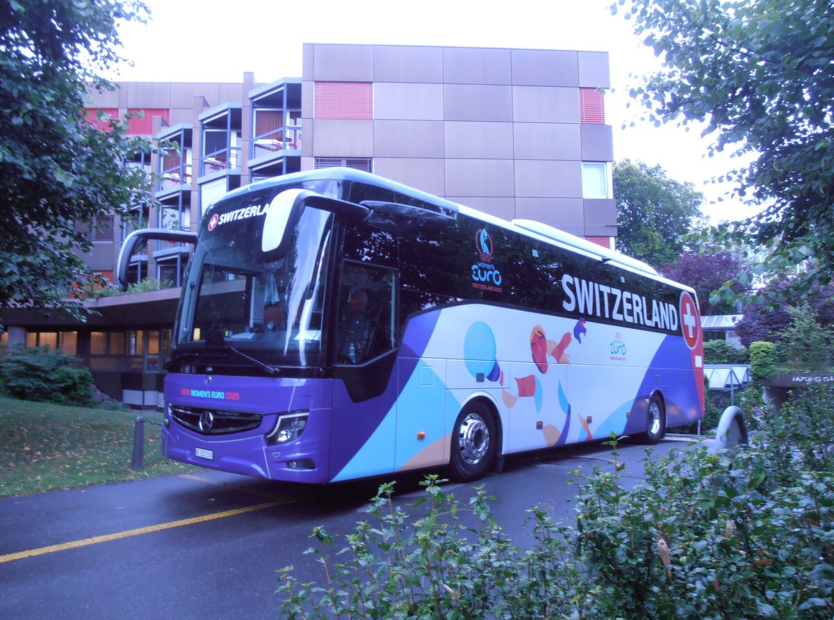 (277'666) - UEFA Women's Euro 2025 - BE 202'500 - Mercedes am 7. Juli 2025 in Thun, Seepark