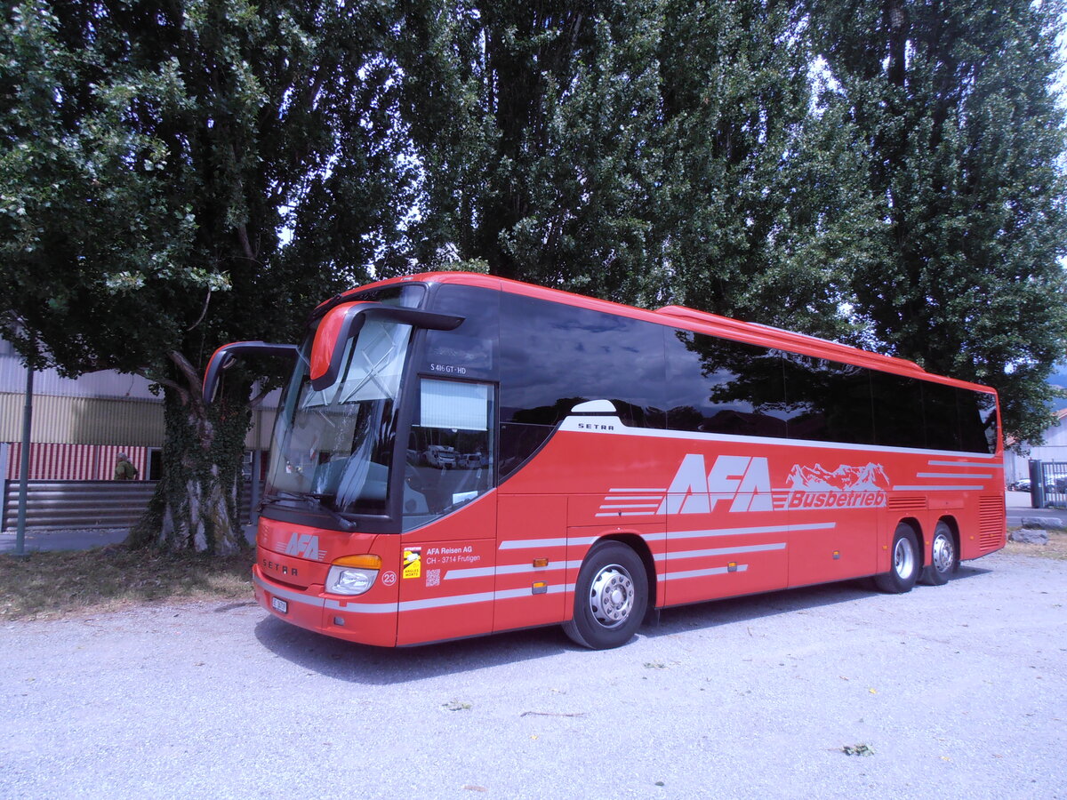 (277'678) - AFA Adelboden - Nr. 23/BE 26'709 - Setra (ex Blaguss, A-Wien Nr. 5402) am 7. Juli 2025 in Thun, Lachenwiese