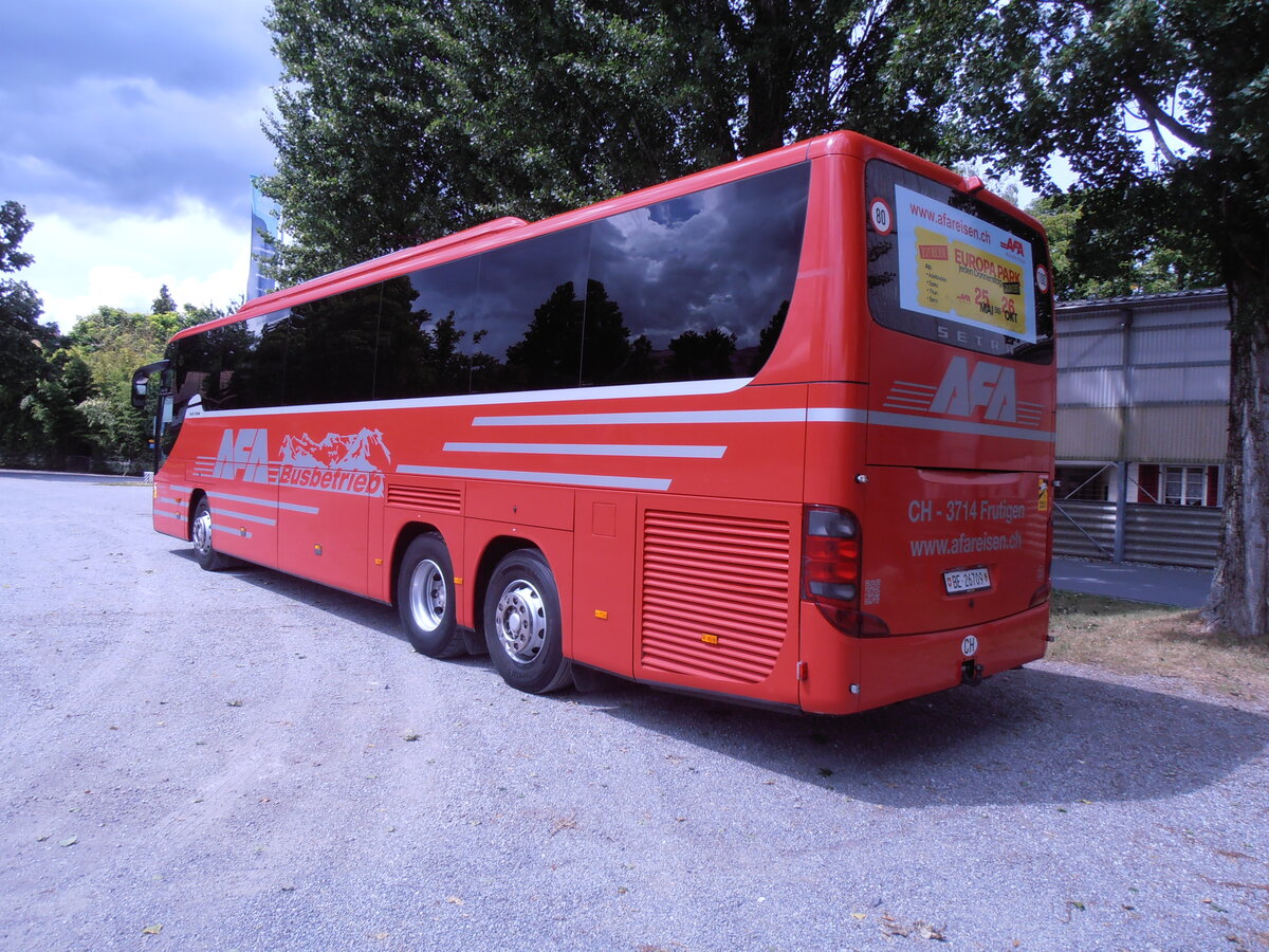 (277'681) - AFA Adelboden - Nr. 23/BE 26'709 - Setra (ex Blaguss, A-Wien Nr. 5402) am 7. Juli 2025 in Thun, Lachenwiese