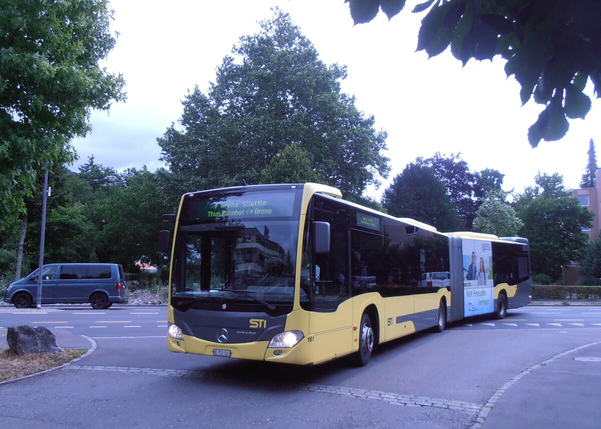 (277'691) - STI Thun - Nr. 161/BE 752'161 - Mercedes am 7. Juli 2025 in Thun, Klosestrasse
