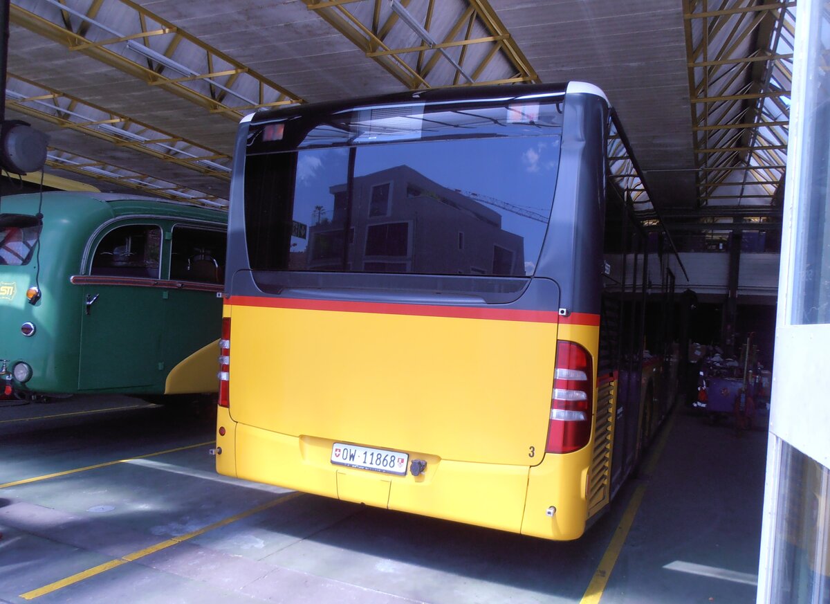 (277'730) - H�fliger, Sursee - Nr. 3/OW 11'868/PID 5557 - Mercedes am 9. Juli 2025 in Thun, Garage STI (Einsatz PostAuto)