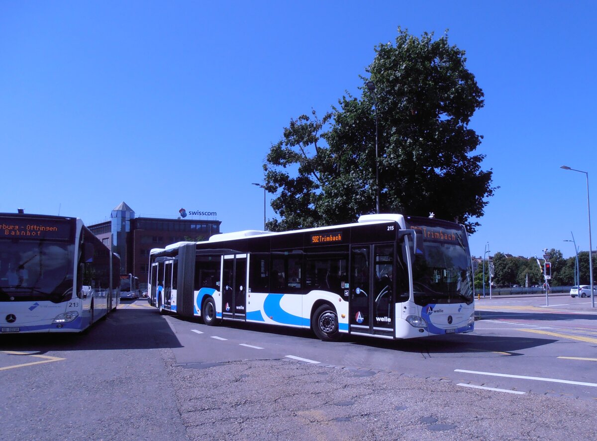(277'745) - BOGG Wangen b.O. - Nr. 215/SO 104'297 - Mercedes am 10. Juli 2025 beim Bahnhof Olten