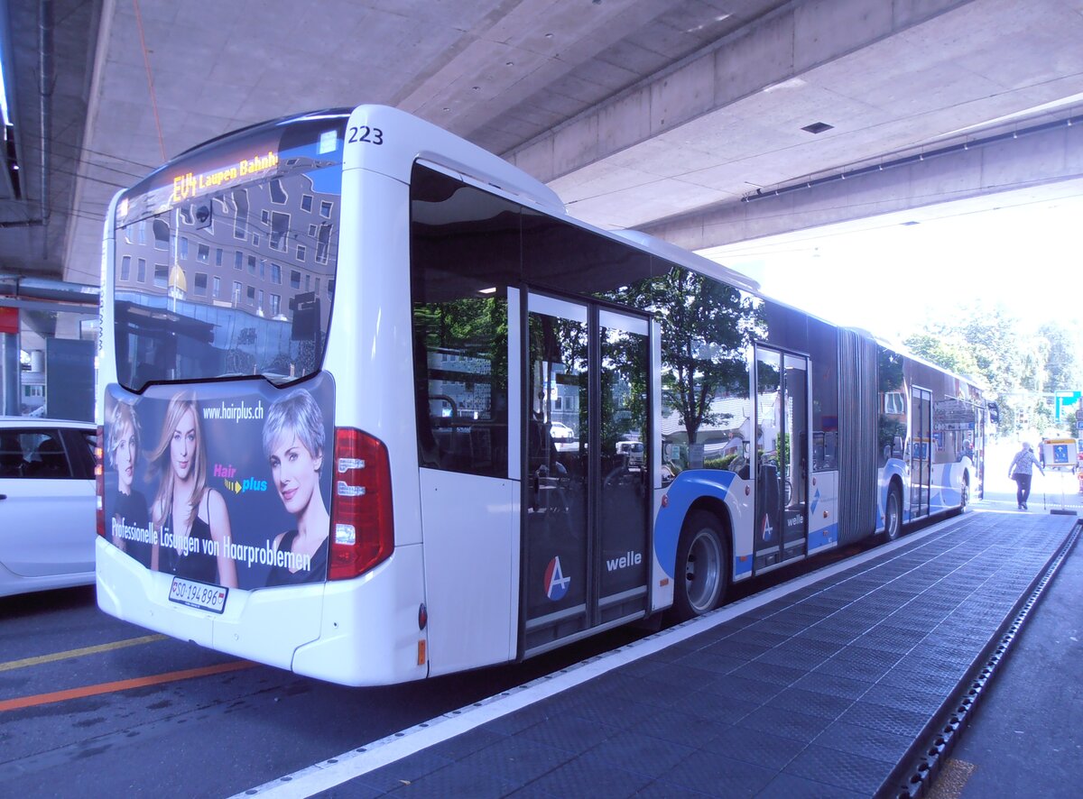 (277'892) - BOGG Wangen b.O. - Nr. 223/SO 194'896/PID 12'525 - Mercedes am 17. Juli 2025 beim Bahnhof Bern Europaplatz (angemietet von PostAuto)