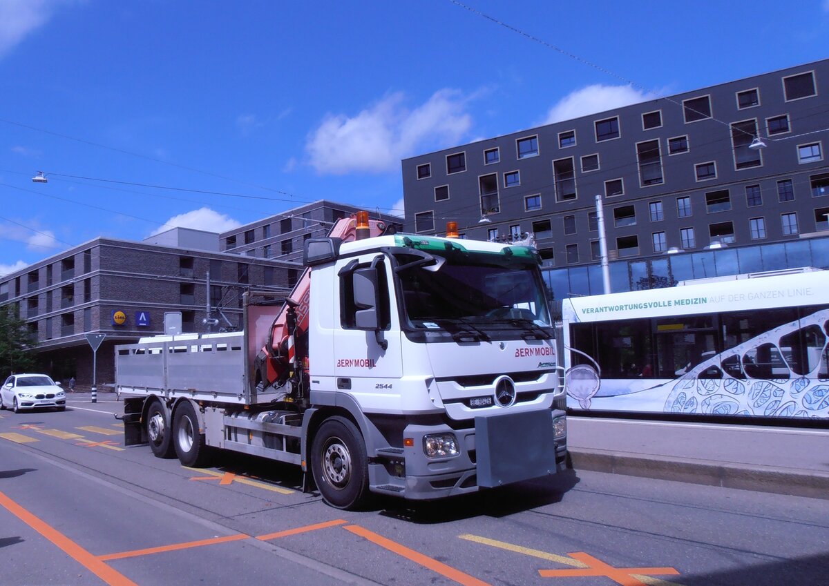 (277'894) - Bernmobil, Bern - BE 90'426 - Mercedes am 17. Juli 2025 beim Bahnhof Bern Europaplatz