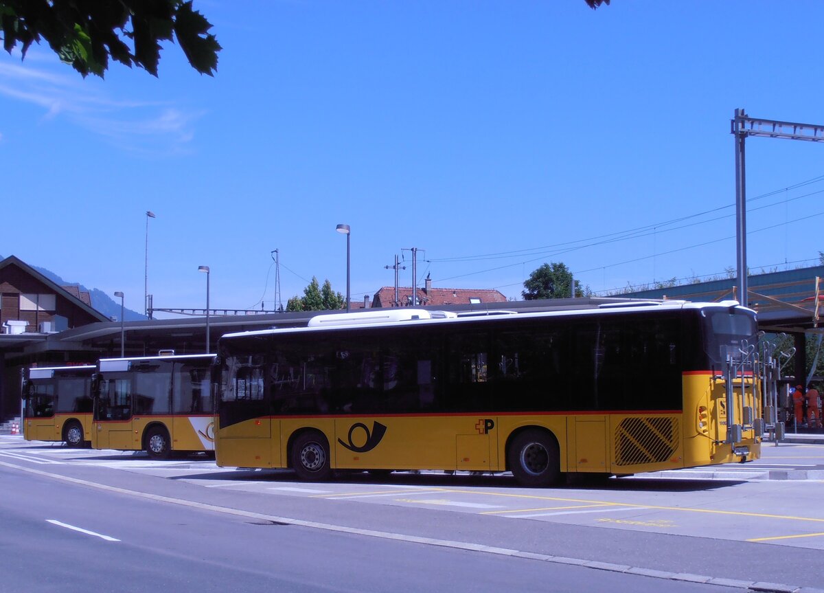 (277'938) - PostAuto Zentralschweiz - Nr. 508/OW 12'275/PID 10'536 - Volvo (ex Nr. 12; ex Dillier, Sarnen Nr. 12) am 18. Juli 2025 beim Bahnhof Sarnen