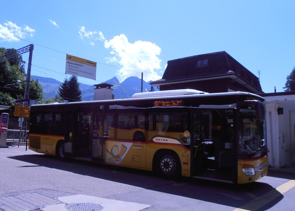 (277'956) - Fl�ck, Brienz - Nr. 8/BE 643'926/PID 5682 - Setra am 18. Juli 2025 auf dem Br�nigpass