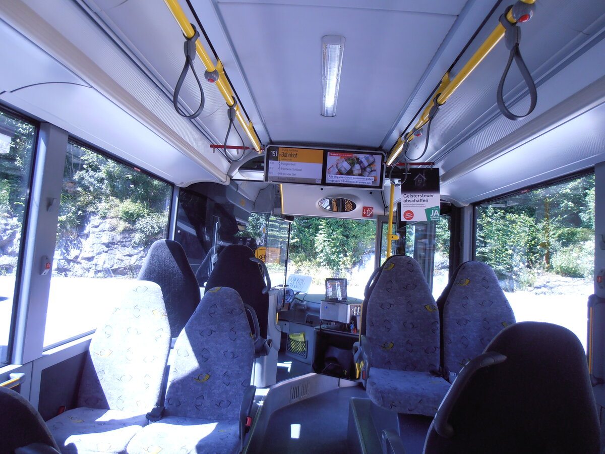 (277'958) - Fl�ck, Brienz - Nr. 8/BE 643'926/PID 5682 - Setra am 18. Juli 2025 auf dem Br�nigpass (Innenaufnahme)