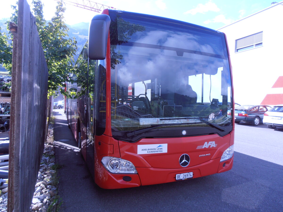 (277'979) - AFA Adelboden - Nr. 94/BE 26'974 - Mercedes am 23. Juli 2025 in Frutigen, Garage