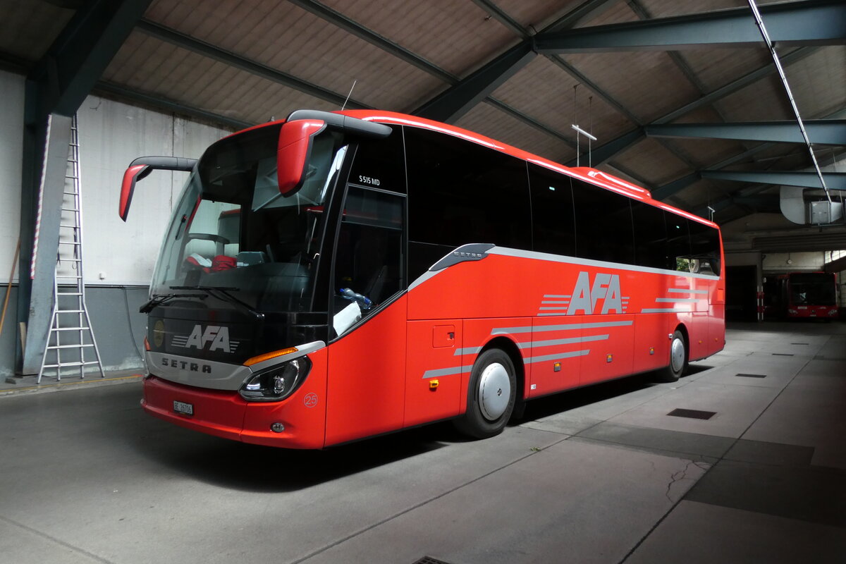 (278'141) - AFA Adelboden - Nr. 25/BE 26'706 - Setra am 27. Juli 2025 in Adelboden, Busstation