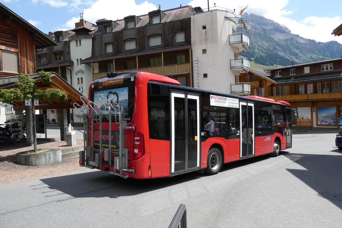 (278'224) - AFA Adelboden - Nr. 90/BE 398'916 - Mercedes am 27. Juli 2025 in Adelboden, Busstation