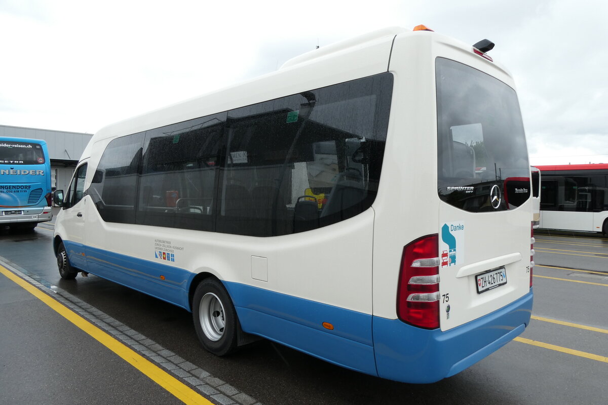 (278'354) - AZZK Zollikon - Nr. 75/ZH 426'775 - Mercedes am 2. August 2025 in Winterthur, Daimler Buses