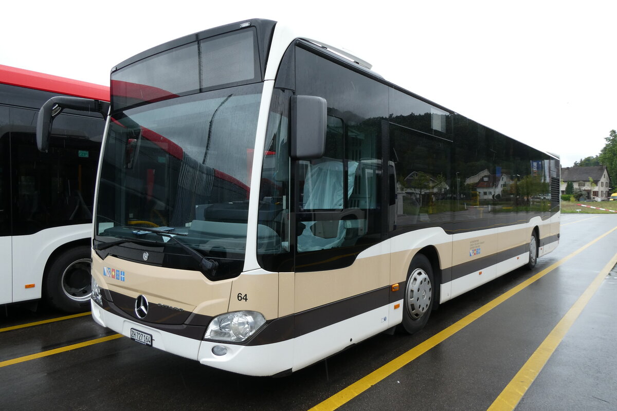 (278'361) - AZZK Zollikon - Nr. 64/ZH 727'164 - Mercedes am 2. August 2025 in Winterthur, Daimler Buses