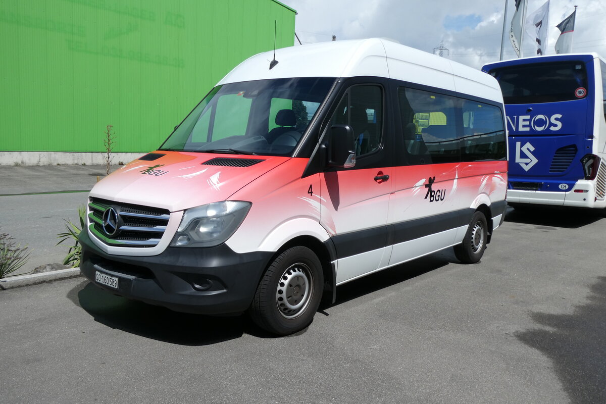 (278'395) - BGU Grenchen - Nr. 4/SO 160'589 - Mercedes am 2. August 2025 in Kerzers, Interbus