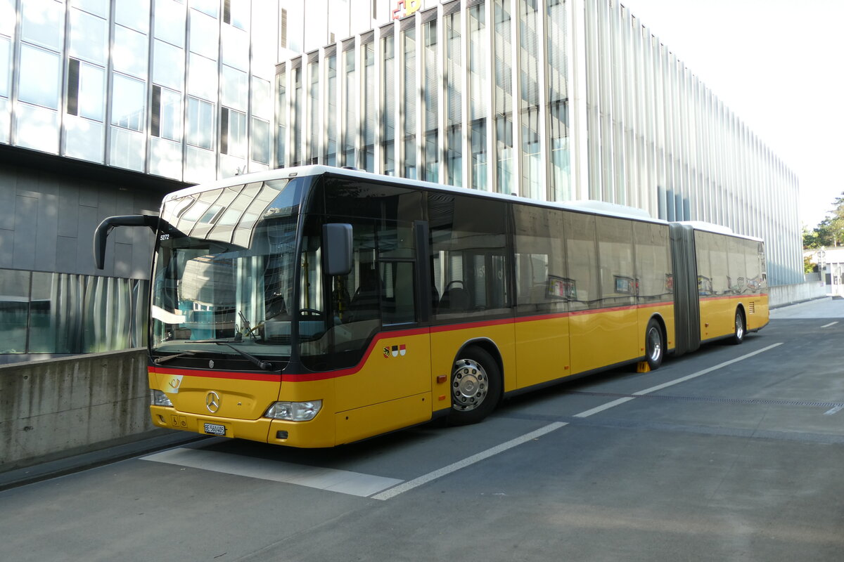 (278'674) - PostAuto Bern - Nr. 5272/BE 560'405/PID 5272 - Mercedes (ex Nr. 636) am 9. August 2025 in Bern, Postautostation