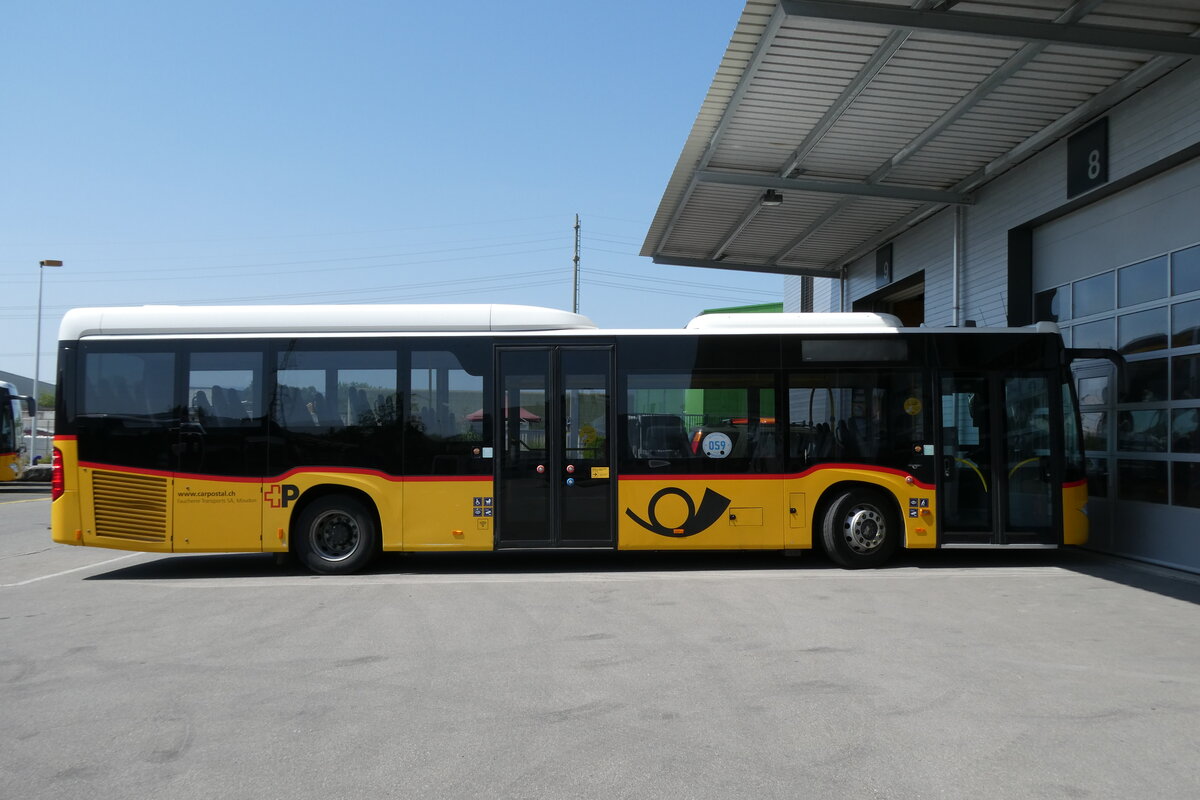 (278'769) - CarPostal Ouest - VD 610'425/PID 10'606 - Mercedes (ex Faucherre, Moudon) am 9. August 2025 in Kerzers, Interbus