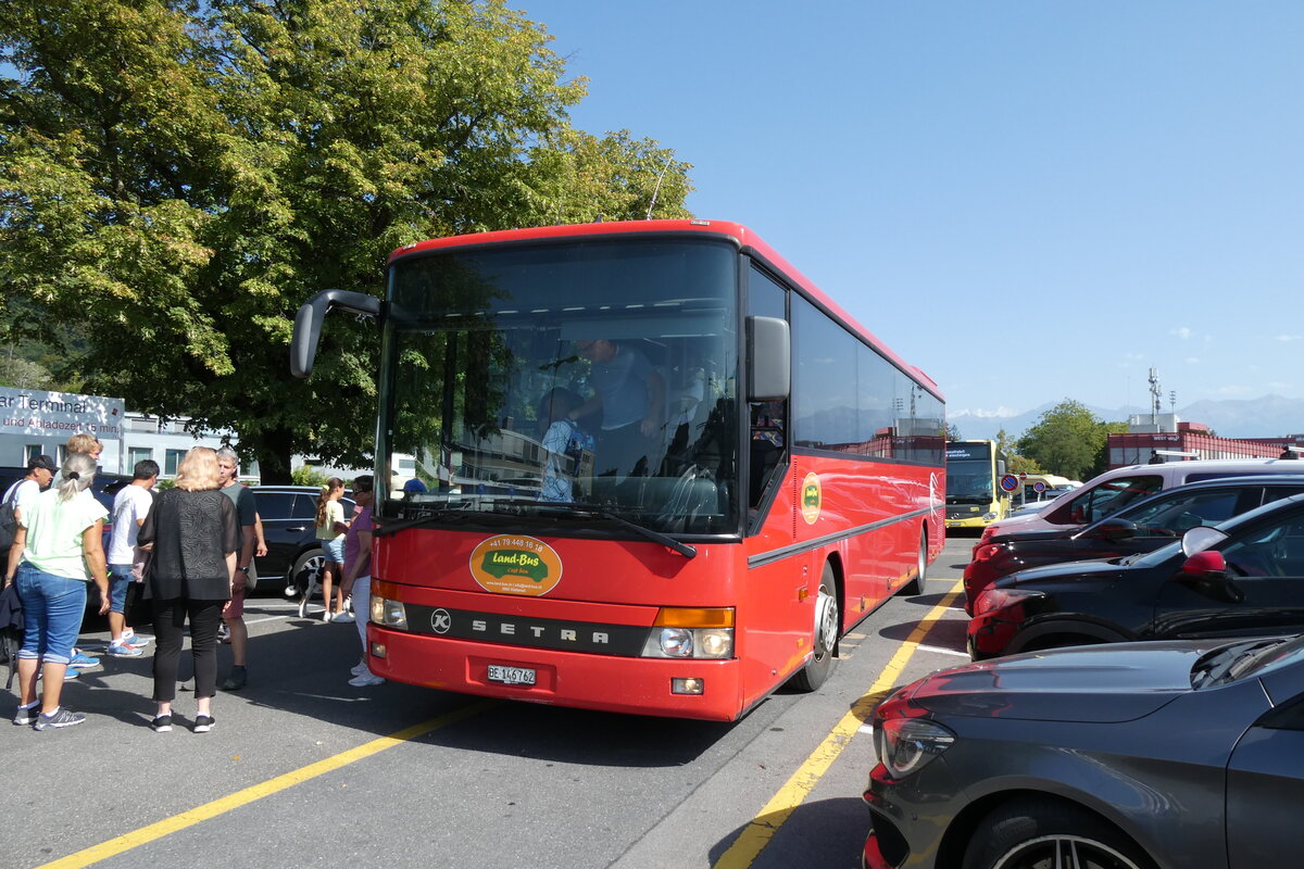 (278'773) - Land-Bus, Wattenwil - BE 146'762 - Setra (ex Gander, Ch�teau-d'Oex; ex TRAVYS Yverdon; ex AFA Adelboden Nr. 5) am 9. August 2025 in Thun, CarTerminal