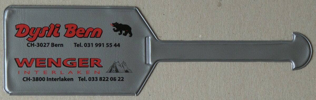 (278'819) - Dysli/Wenger-Reisegep�ck-Anh�nger am 13. August 2025 in Thun