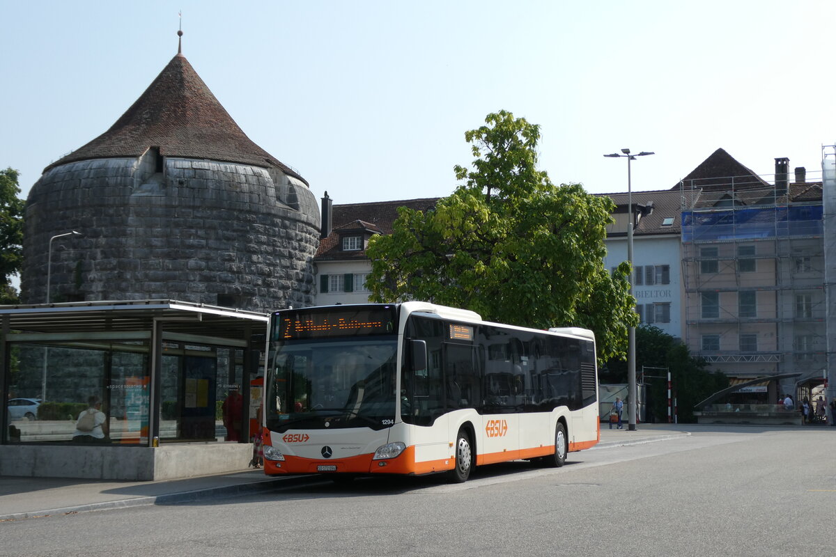 (278'935) - BSU Solothurn - Nr. 1294/SO 172'094 - Mercedes (ex Nr. 94) am 16. April 2025 in Solothurn, Amthausplatz