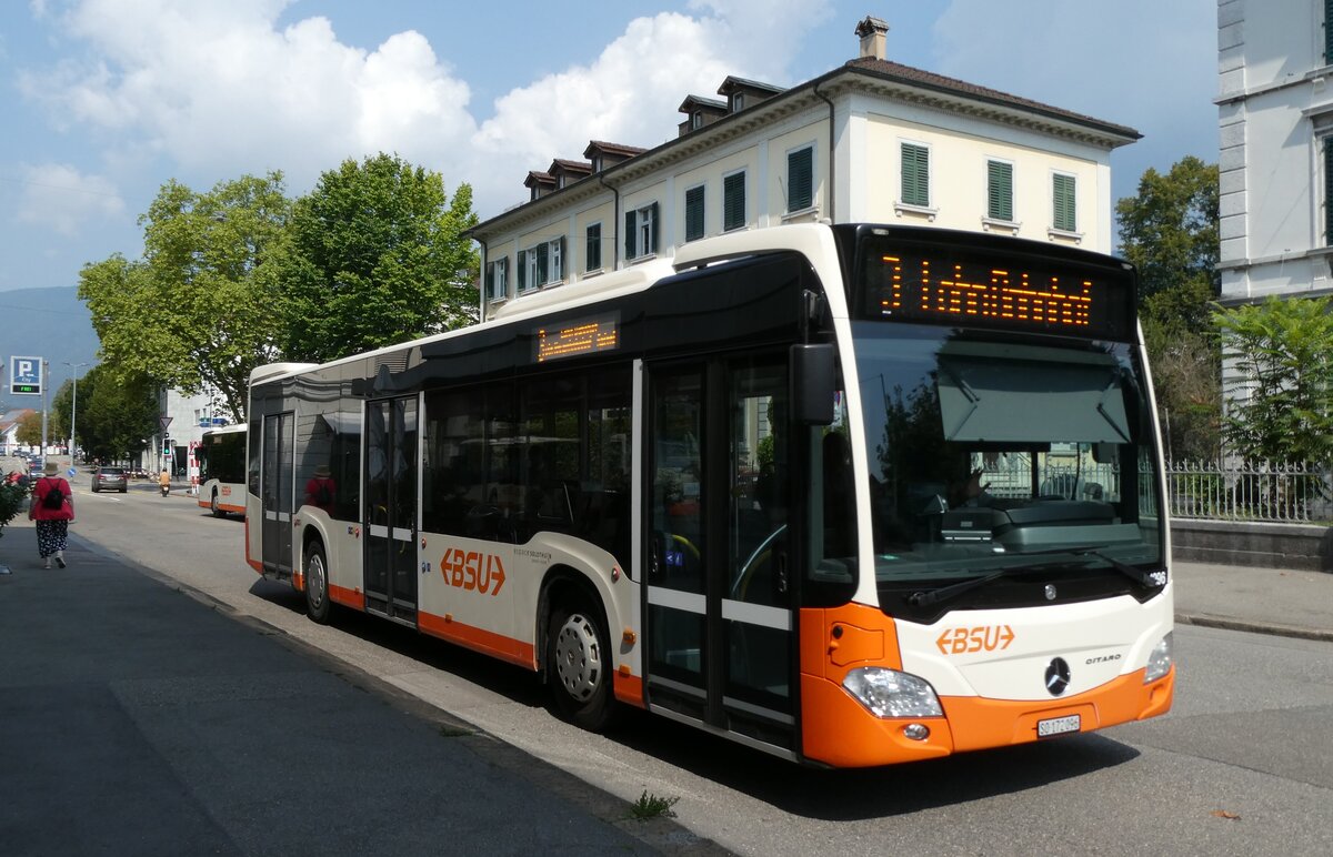(278'959) - BSU Solothurn - Nr. 1296/SO 172'096 - Mercedes (ex Nr. 96) am 16. August 2025 in Solothurn, Amthausplatz